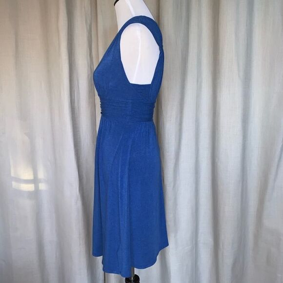 Plenty By Tracy Reese Space-dyed Blue Midi Dress - Picture 2 of 7